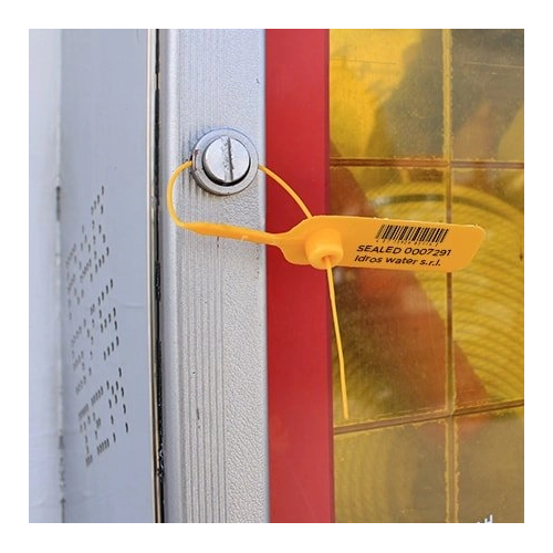 Sigilli di sicurezza in plastica regolabile con chiusura in