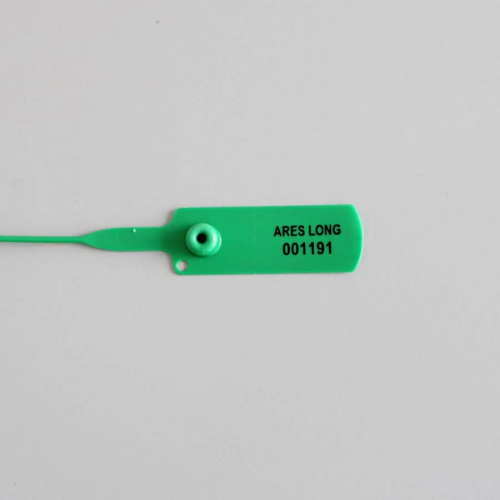 Selos de segurança de plástico ajustáveis com fecho de metal