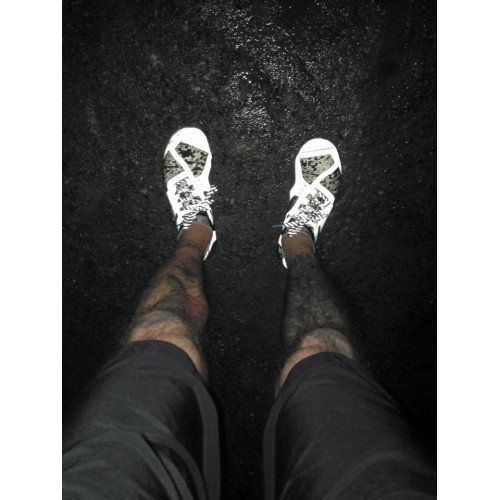 Cordones de zapatos de reflectantes negro / plata Mejor precio
