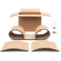 CushionPaper ™ Envuelva en rollo el papel reciclable