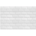 Película ecológica decorativa autoadhesiva ladrillo blanco