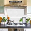 Película ecológica decorativa autoadhesiva ladrillo blanco
