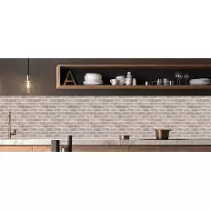 Película ecológica decorativa autoadhesiva de ladrillo clásico 2