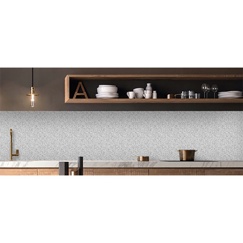 Película de terrazo de granito gris autoadhesiva decorativa