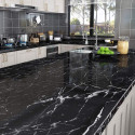 Black marble self-adhesive decorative ecological film Best