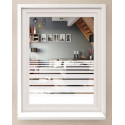Privacy film "Stripes" effect for windows self-adhesive UV