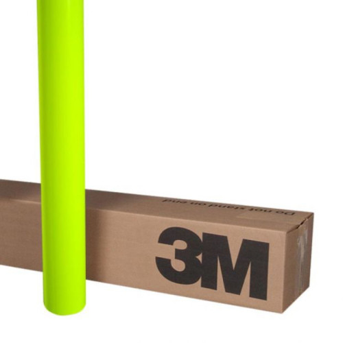 Cinta adhesiva amarillo-limón fluorescente de la marca 3M™