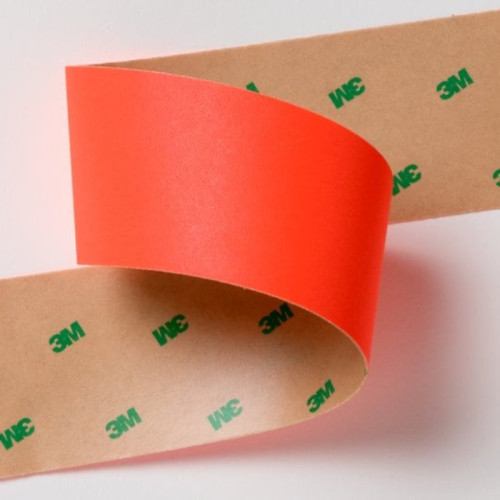 Fita adesiva vermelha fluorescente neon da marca 3M™ Melhor