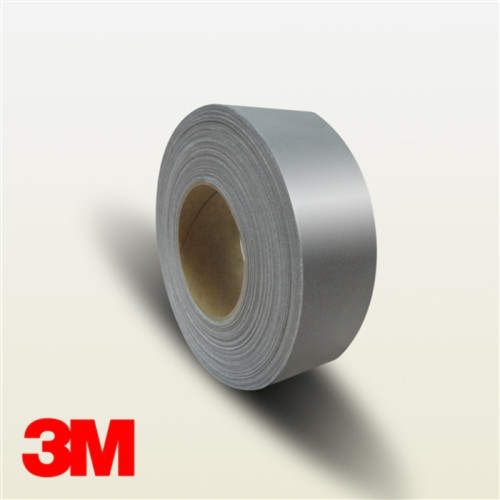 3M™ 8906 high visibility silver reflective fabric sew on tape -