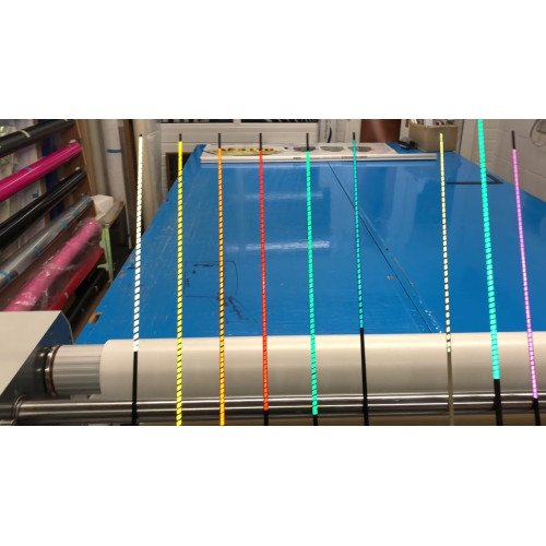 Nastro adesivo riflettente per canna da pesca 7 mm x 3 metri