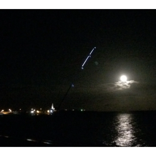 Nastro adesivo riflettente per canna da pesca 7 mm x 3 metri