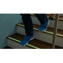 Nastro adesivo antiscivolo fosforescente luminescente 25mm