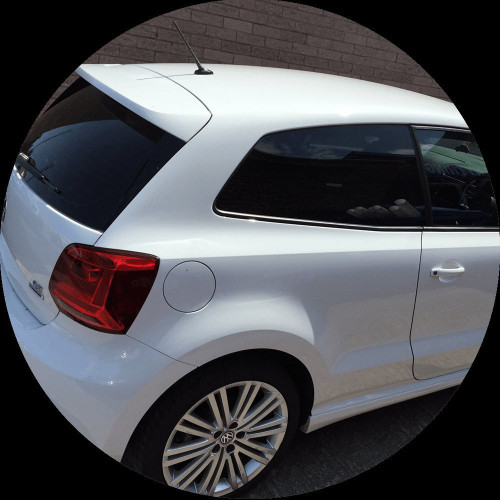 Pellicola oscurante antigraffio per vetri auto nera 20% -