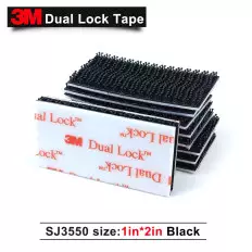 Schwarzes Velcrum Kleber 25mm x 5 cm 3M ™ Dual Lock SJ 3550