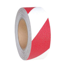 Red and White Anti Slip adhesive tape for stairs and floors - 2