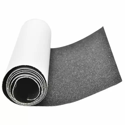 Black Anti Slip adhesive foil for skateboard and snowboard -