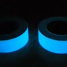 Fita adesiva azul foto luminescente que brilha no escuro Melhor 2