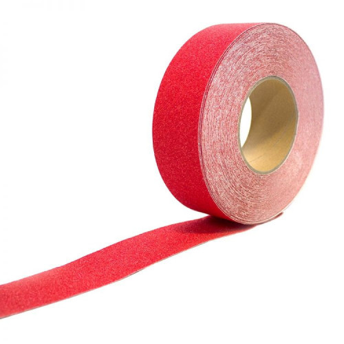 Red Anti Slip adhesive tape for stairs and floors
