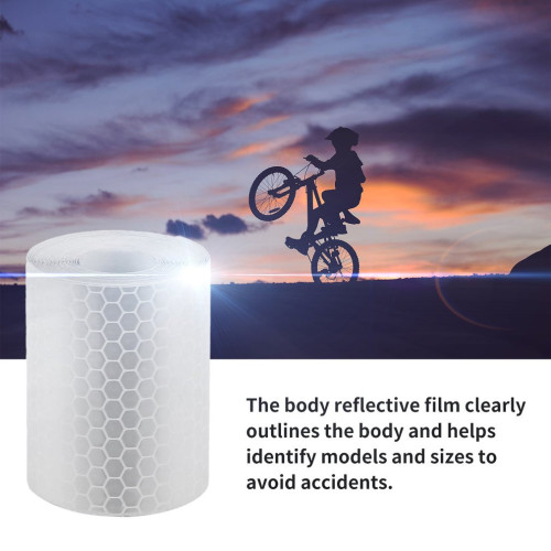 white reflective warning adhesive tape(class 2) - 50mm Best
