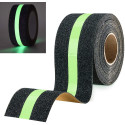 Anti-Rutsch-Klebeband 50 mm schwarz/weiß leuchtenden glühen im