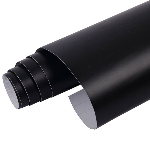 Scratchproof Matt Black Wrap Decorative Film Best Price, shop