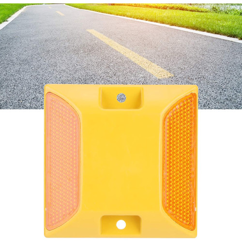 Orange plastic Road Reflector for Floor - 115x80x17mm Best