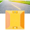 Orange plastic Road Reflector for Floor - 115x80x17mm Best