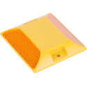 Orange plastic Road Reflector for Floor - 115x80x17mm Best