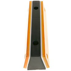 Wall Orange Reflector in black plastic - 1180x50x40mm Best 2