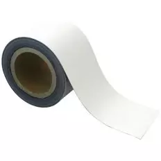 White Self Adhesive Metal Bar with Self Adhesive Backing for