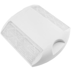 Réflecteur de route en plastique blanche - 115x80x17mm Vente en