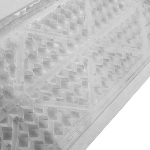 White Road Reflector for Floor in plastic material –