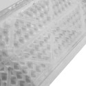 White Road Reflector for Floor in plastic material –