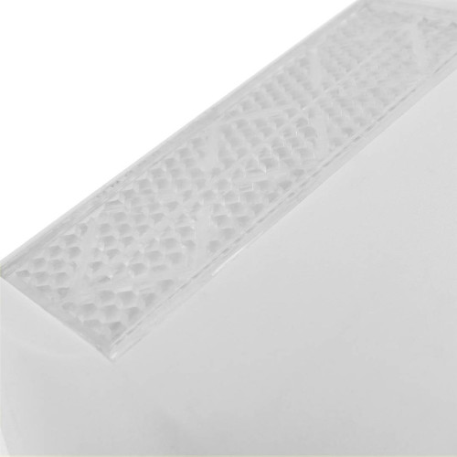 Reflector de carretera para suelo en plastica blanca -