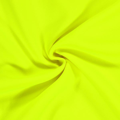 Tecido reflexivo amarelo fluorescente para costurar 140cm