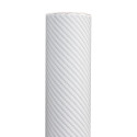 Pellicola Wrapping Carbonio 3D bianco opaco Best Price, shop