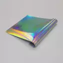 Adhesive film holographic effect silver plated cut to the 100cm