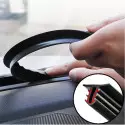 Black anti-dust soundproof rubber gasket for 1.