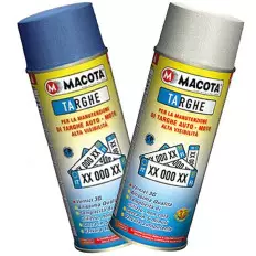 Pintura en aerosol esmaltada para matrículas renueva el