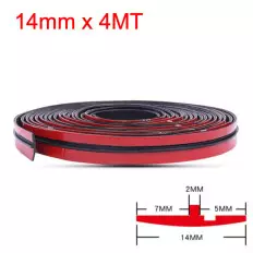 Car windshield adhesive rubber gasket for thermal and acoustic 2