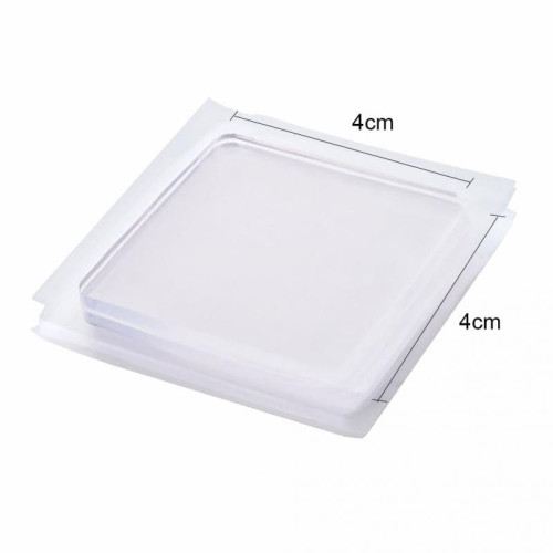 Conjunto de 4 tapetes antiderrapantes de silicone, portáteis