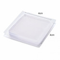 Conjunto de 4 tapetes antiderrapantes de silicone, portáteis