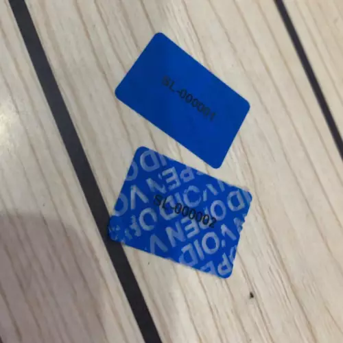 140 étiquettes numérotées inviolables VOID sans résidu 2x3cm