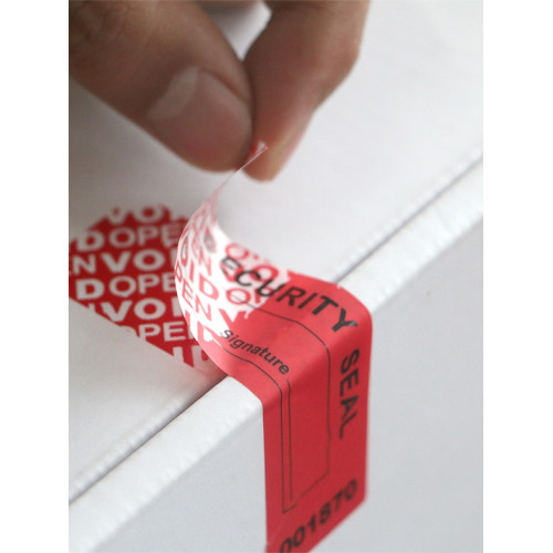 100 Etichette numerate antimanomissione VOID con firma e data