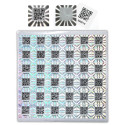 108 Adhesive labels hologram seals of guarantee and safety QR