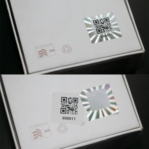 108 Adhesive labels hologram seals of guarantee and safety QR