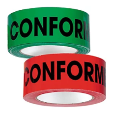 6 Silent Polypropylen-Klebe-Signalband Konform/Nicht konform