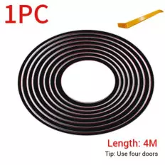 4M Adhesive rubber gasket on the outside of the anti-noise "V" 2