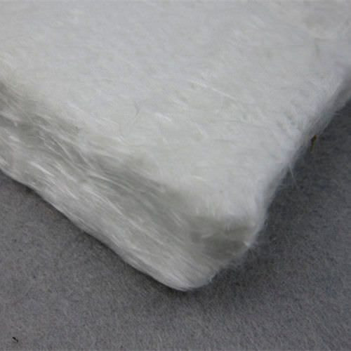 Needled felt panel in fiberglass high temperature thick.