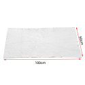 Needled felt panel in fiberglass high temperature thick.